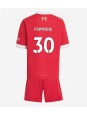 Liverpool Jeremie Frimpong #30 Hjemmedraktsett Barn 2025-26 Korte ermer (+ bukser)